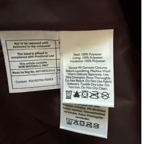 Eddie Bauer Dark Berry Year Round Quilted Field Full Zip Jacket Size XL - Picture 10 of 10